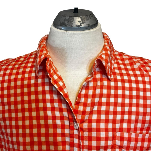 Bundle of Two Men’s/Unisex Old Navy Gingham Button Down Long Sleeve Shirts - Picture 6 of 16